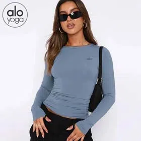 ALO base dance all-match quick-drying training sports fitness T-shirt (6 styles)-2573  