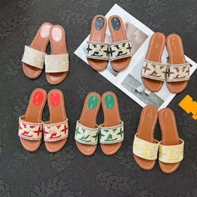 Louis Vuitton LV new embroidered slip-on beach sandals-5631  