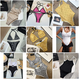 Chanel Classic Black and White One-Piece Swimsuit-6441  