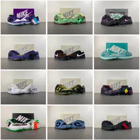 Nike x Supreme Dunk SB Low Non-slip Durable Low-top Skate Shoes-6639  